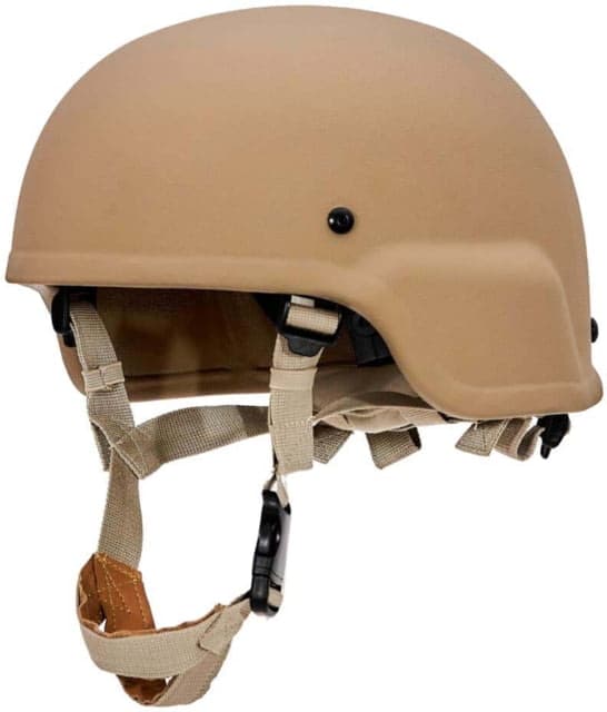 Ace Link Armor Mich Ballistic Helmet Brown Extra Large