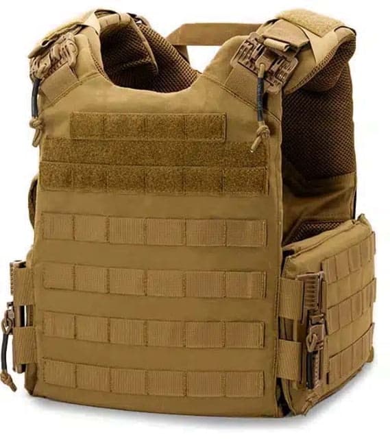 Ace Link Armor 2.0 QuadRelease Ultra Plate Carrier For 11x14 Armor Plates Tan XL