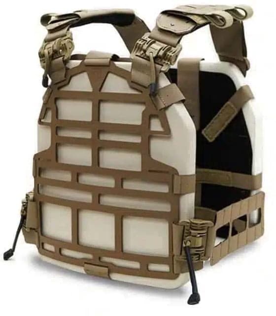 Ace Link Armor Skeletac Plate Carrier Tan Extra Large