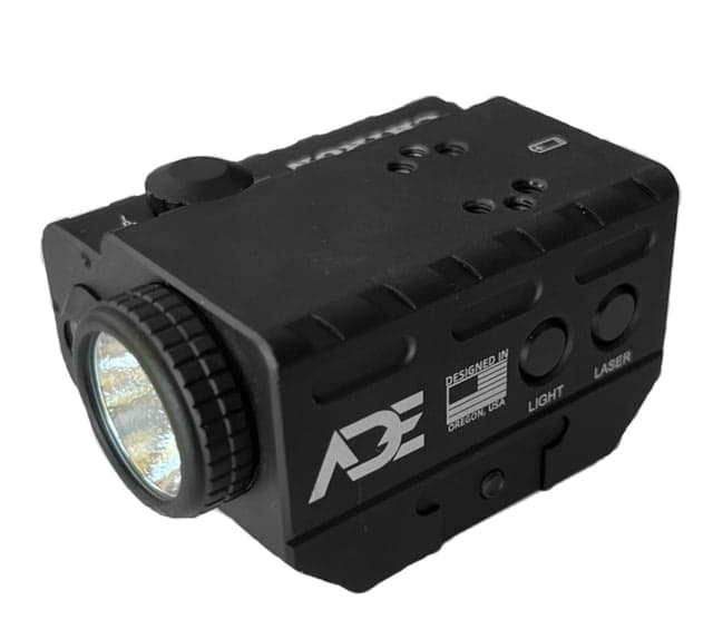 Ade Advanced Optics Chiron Mini Green Laser/Flashlight Sight Trijcon Rmr Holosun 407k/507k Vortex Venom Burris Fastfire Black