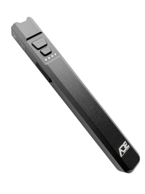 Ade Advanced Optics Pro Usb-C Rechargeable Battery 1000 Lumens Led Edc Flat Flashlight Gunmetal Gray F504 Gunmetal Grey
