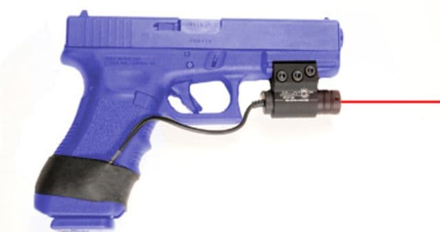 Aimshot Red Laser Sight W/ Rail Mount System & Button - Pistols Black