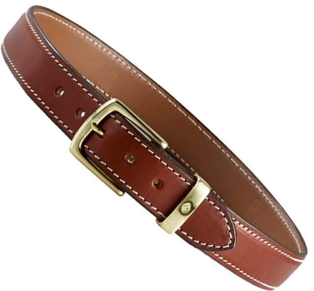 Aker Leather Concealed Carry Gun Belt 1-1/2 Tan