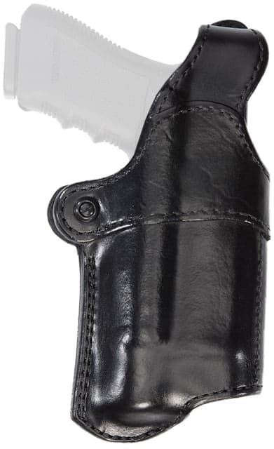 Aker Leather Model 115 Nightguard Tactical Light High Ride Duty Holster SIG Sauer P320/ 320C Insight Technology M3/Streamlight TLR-1 Left Plain Black