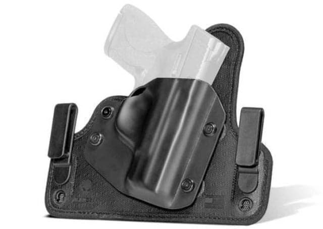Alien Gear Holsters Holsters Cloak Boltaron/Tpe/Neoprene Iwb Holster Glock-43/43x/43x Rail Right Hand Black