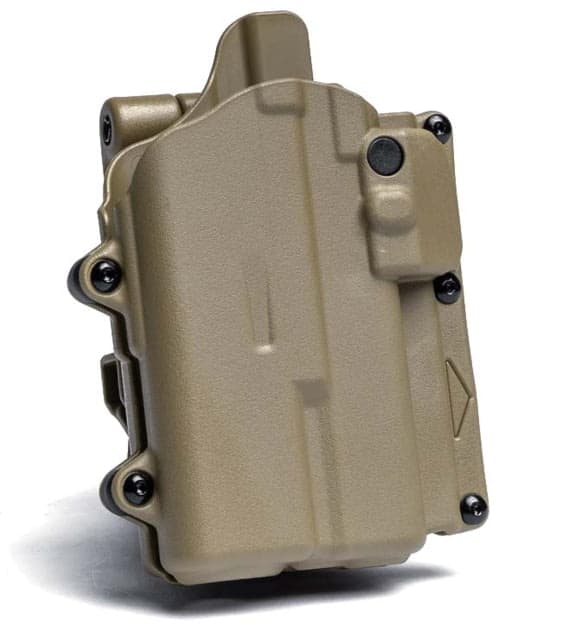 Alien Gear Holsters Rapid Force Level 2 Polymer Owb Belt Holster Glock 17/17 Mos/47/47 Mos Gen 1-6 22 Gen 1-4 Left Hand Compact Light Tan