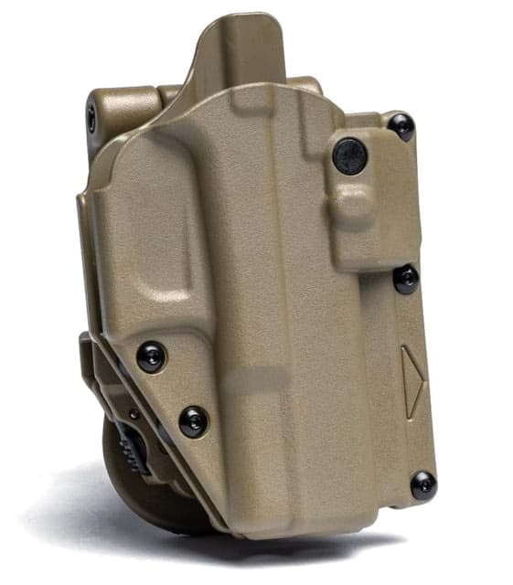 Alien Gear Holsters Rapid Force Level Ii Polymer Owb Holster Left Hand W/ No Light Tan Ag