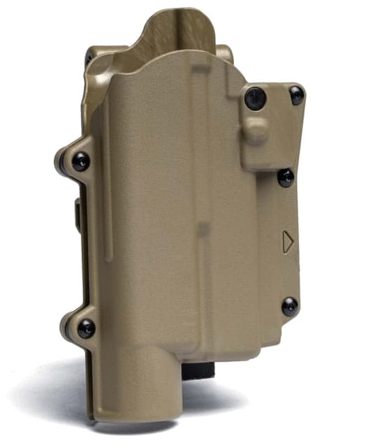 Alien Gear Holsters Rapid Force Level Ii Polymer Owb Holster Right Hand W/ Large Light Tan Ag