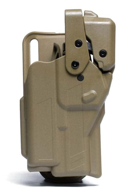 Alien Gear Holsters Rapid Force Level III Polymer OWB Holster Right Hand w/ Compact Light Tan AG