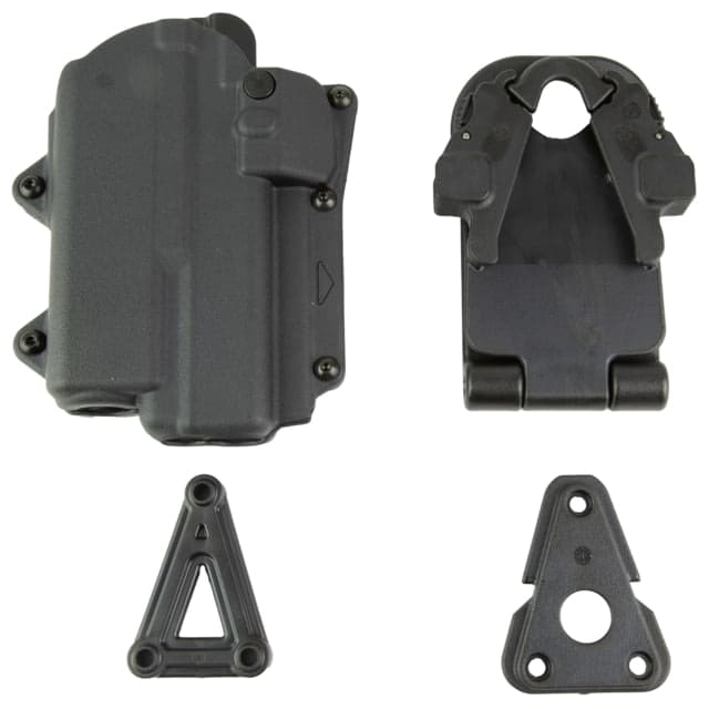 Alien Gear Holsters Rapid Force Level 2 Polymer Duty Owb Belt Holster Glock 17 G22 G47 With Compact Light Tlr-7 Right Hand Black