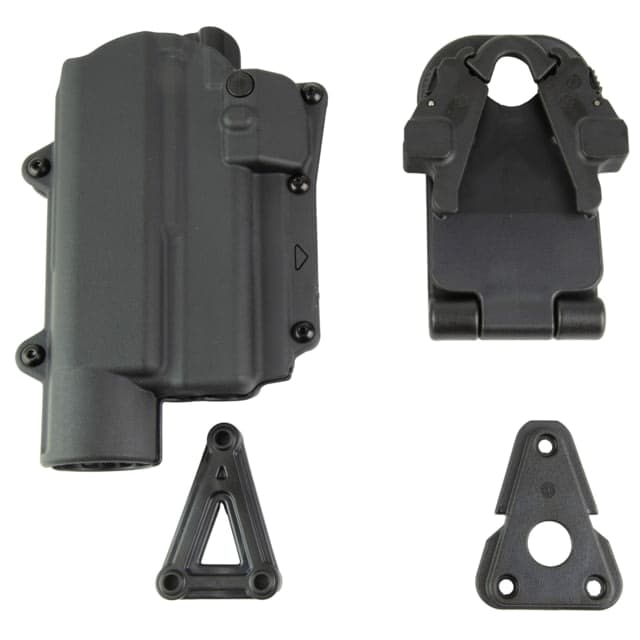 Alien Gear Holsters Rapid Force Level 2 Polymer Duty Owb Belt Holster Glock 19 G19x G45 With Large Light X300/Tlr-1 Right Hand Black