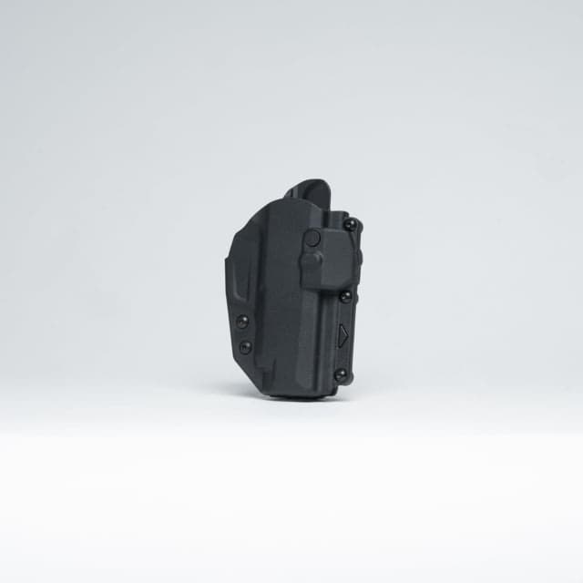 Alien Gear Holsters Rapid Force Polymer Level Ii Owb Paddle Holster Glock 19/19x/19 Mos/23 Gen 1-4/44/45/45 Mos Right Hand Matte Black No Light