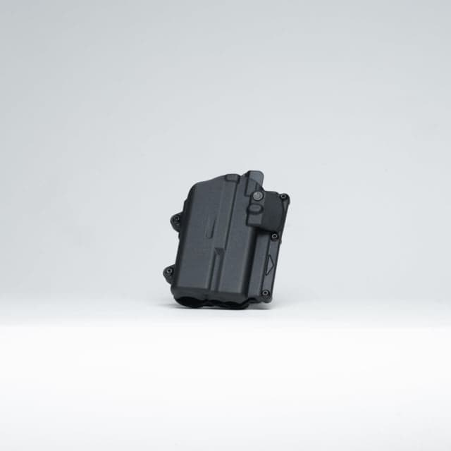 Alien Gear Holsters Rapid Force Polymer Level Ii Owb Paddle Holster Glock 17/17 Mos/22 Gen 1-4/47/47 Mos Right Hand Matte Black Compact Light