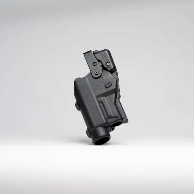 Alien Gear Holsters Rapid Force Level 3 Duty Polymer Owb Belt Holster S&w M&p M2.0/1.0/ 40/45/9mm/10mm Left Hand Large Light No Axon Black