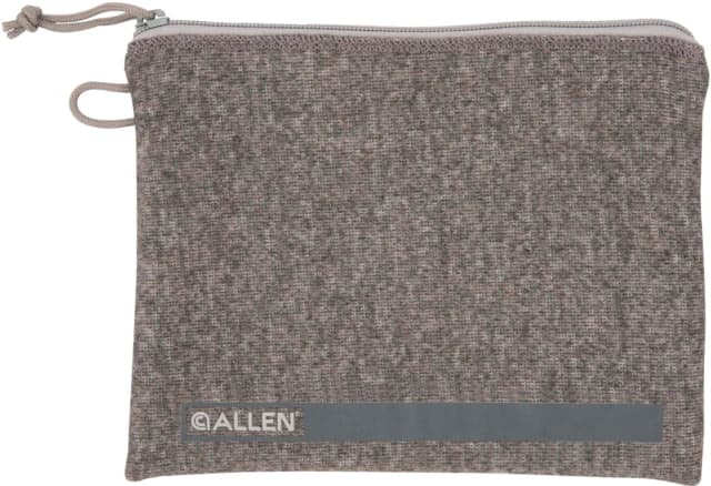 Allen Lockable Handgun Storage Pouch Full Size Handgun 7 X 9in Gray