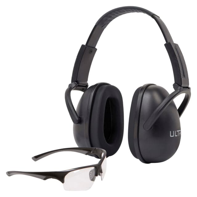 Allen ULTRX Shield Ear & Eye Protection Combo Black