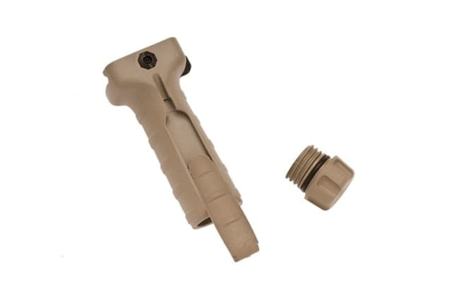 American Defense Manufacturing Tango Down Vertical Grip W/Surefire Switch Pocket Standard Legacy Lever Flat Dark Earth