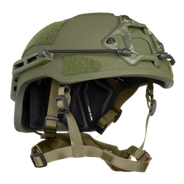 ArmorSource Aire II High Cut U.S. Army Next Generation Advanced Fully Loaded Combat Helmet Cam Green Extra Large