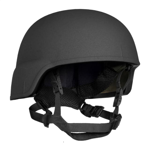 ArmorSource Aire LE Full Cut Ultra Lightweight Law Enforcement Level IIIA Tactical Helmet Black Small