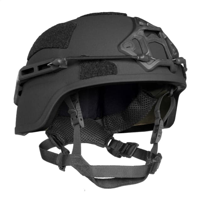 ArmorSource Aire LE Full Cut Ultra Lightweight Law Enforcement Fully Loaded Level IIIA Tactical Helmet Black Small