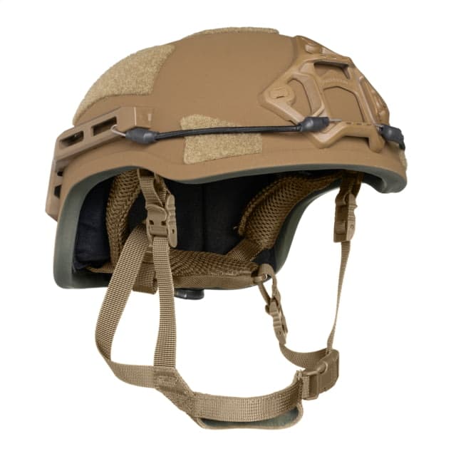ArmorSource AS-200 High Cut NIJ IIIA Fully Loaded Tactical Helmet Coyote Brown Medium