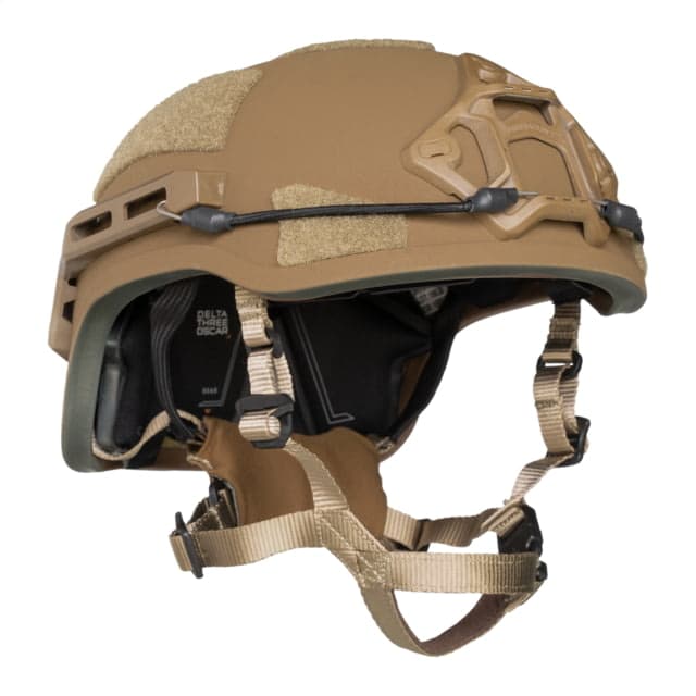 ArmorSource AS-223 Enhance Trauma Fully Loaded Reduction Helmet High Cut Coyote Brown Large