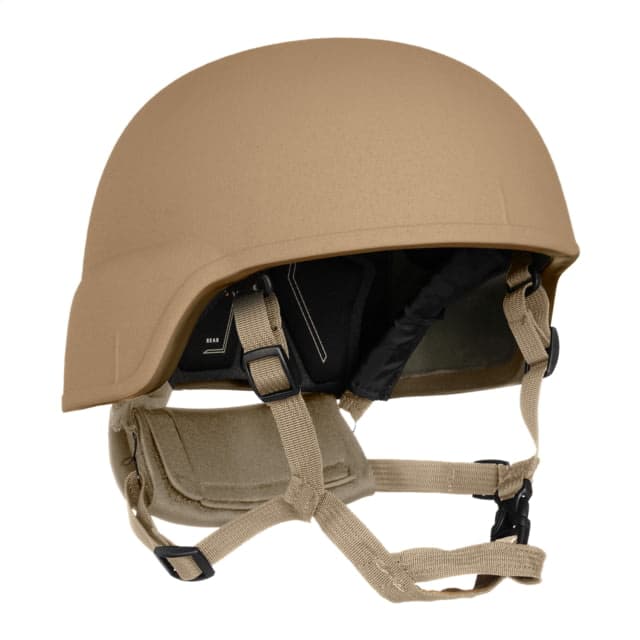 ArmorSource AS-223 Enhance Trauma Fully Loaded Reduction Helmet Regular Cut Coyote Brown Medium