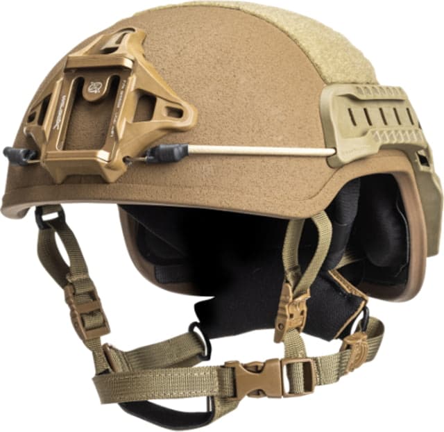 ArmorSource AS-501 Gen2 U.S. Army Advanced High-Cut Special Command Configuration Combat Helmet Tan Large