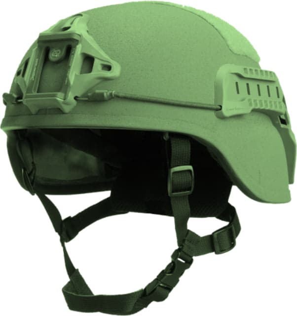 ArmorSource AS-501 Gen2 U.S. Army Advanced Fully Loaded Regular-Cut Combat Helmet Foliage Green Large