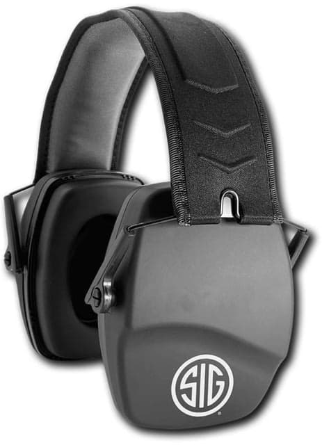 AXIL TRACKR Passive Earmuffs Sig Sauer Black Medium