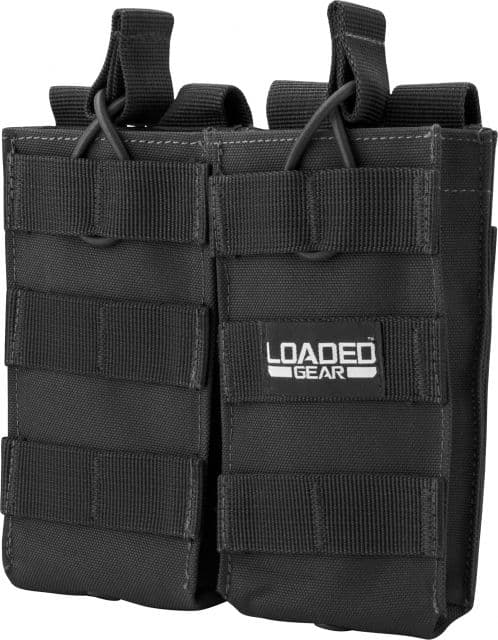 Barska Loaded Gear Cx-850 Double Magazine Pouch Black