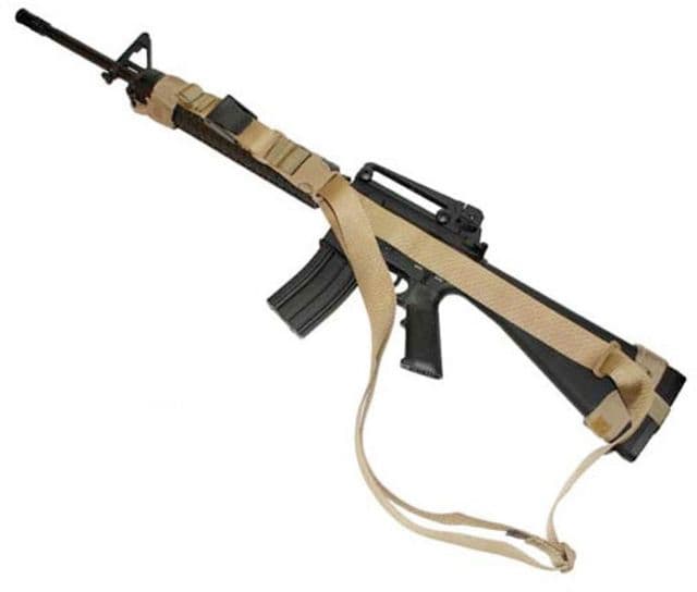 BDS Tactical Enhanced Ambidex Three Point Rifle Sling Coyote ETPS DT