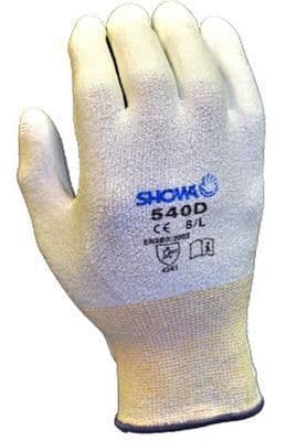 Best Manufacturing Glove 13G Cutrst Wht Lg PK12PR 540-L Case