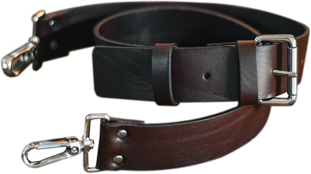 Bieling Leather Co. Classic Leather Rifle Sling Dark Brown 36 - 42in