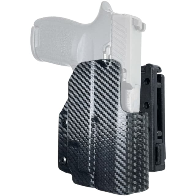 Black Scorpion Outdoor Gear Pro Idpa Competition Owb Holster Sig Sauer P320 Compact W/ Tlr-7a Right Hand Carbon Fiber