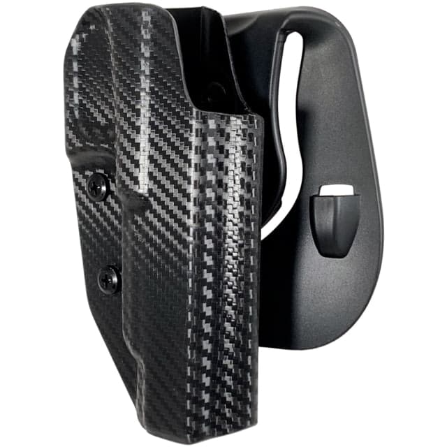 Black Scorpion Outdoor Gear Glock 17 19 22 44 45 OWB Kydex Paddle Holster Left Hand Carbon Fiber