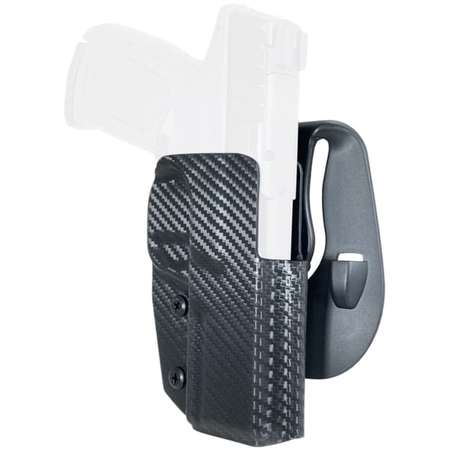 Black Scorpion Outdoor Gear Smith & Wesson SD9 / SD9 VE OWB Kydex Paddle Holster Right Hand Carbon Fiber