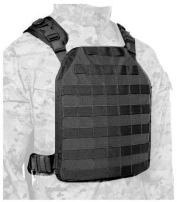 BlackHawk MOLLE Lightweight Plate Carrier Harness Black Medium