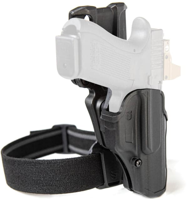 BlackHawk T-Series L2C Overt Gun Belt Holster Kit Glock 17/19/22/23/31/32/45/47 Left Hand Black