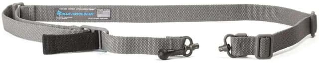 Blue Force Gear Padded Vickers 2-To-1 Sling Red Swivel Acetal Wolf Gray
