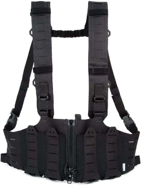 Blue Force Gear RACKminus SAV-2 Chest Rig Ten-Speed M4 Mag Pockets Black