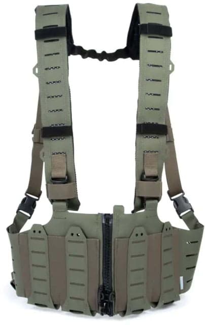 Blue Force Gear RACKminus SAV-2 Chest Rig Ten-Speed M4 Mag Pockets Ranger Green