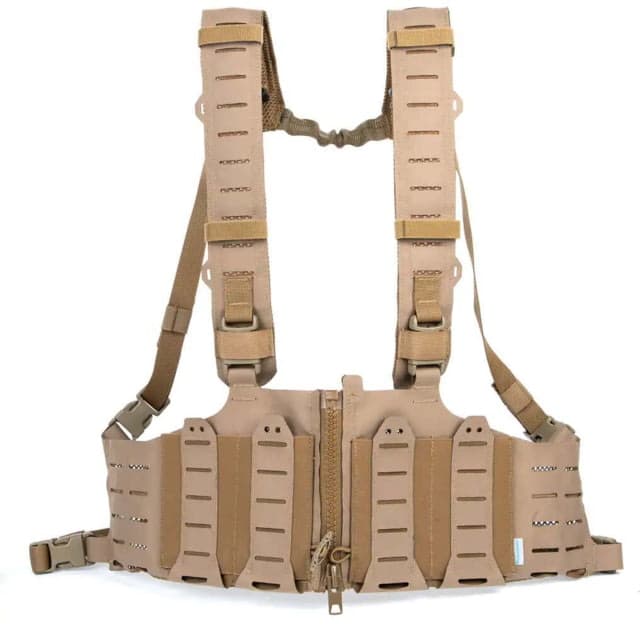 Blue Force Gear RACKminus SAV-2 Chest Rig Ten-Speed SR25 Mag Pockets Coyote Brown