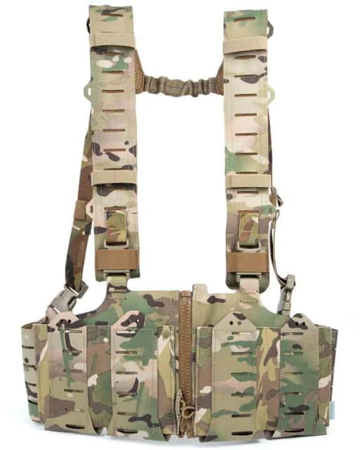 Blue Force Gear RACKminus SAV-2 Chest Rig Ten-Speed SR25 Mag Pockets Multicam