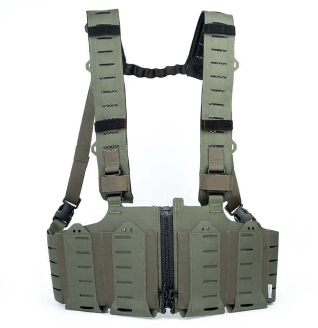 Blue Force Gear RACKminus SAV-2 Chest Rig Ten-Speed SR25 Mag Pockets Ranger Green
