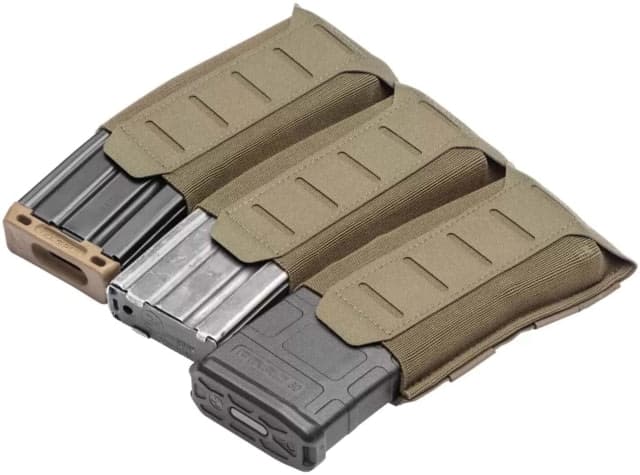 Blue Force Gear Stackable Ten-Speed Triple M4 Magazine Pouch Ranger Green