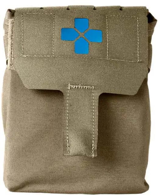 Blue Force Gear Trauma Kit NOW MOLLE Mounted Helium Whisper Pro Supplies OD Green