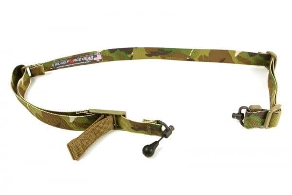 Blue Force Gear Vickers 2-to-1 Padded Sling RED Swivel Version w/Nylon Adjuster and Hardware Multicam