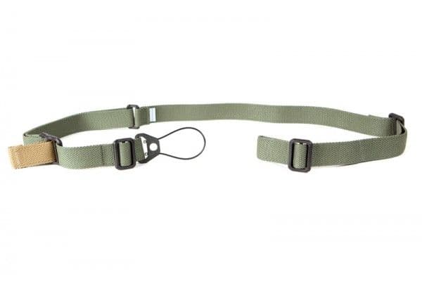 Blue Force Gear Vickers Ak Sling Standard Nylon Adjustor. Uwl-Pb Molded Attached To Front End OD Green