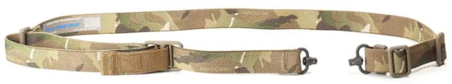 Blue Force Gear Vickers 221 2-to-1 Unpadded Sling Standard Push Button Version w/Nylon Adjuster and Hardware Multicam